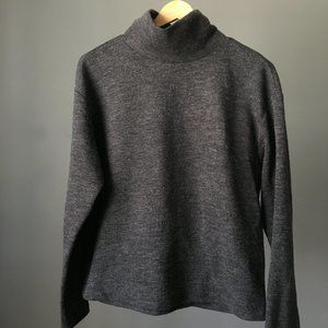 Frank & Oak Grey Mock Neck